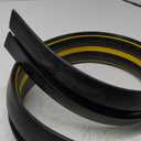 Eapele 10 ft Floor Cable Cover Protector, Heavy Duty PVC Duct Easy to Unroll, Prevent Trip Hazard for Home Office or Outdoor Settings (Yellow & Black)