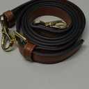Allzedream Leather Purse Strap Replacement Crossbody Handbag Long Adjustable (Dark Brown)