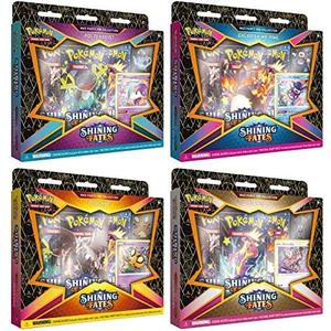 Pokmon TCG: Shining Fates: Mad Party Pin Collection Set of 4