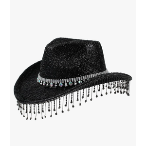 Vacation Hats Tassels Hand Beading Crystal for Girl for Carnivals Music Festival