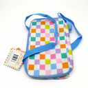 Insulated The Mini College Bag (Rainbow Checkerboard) 