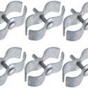 10 Set Chain Link Fence Clamps 1-5/8" Dog Kennel Panel Clamp for Round Pipe Frame