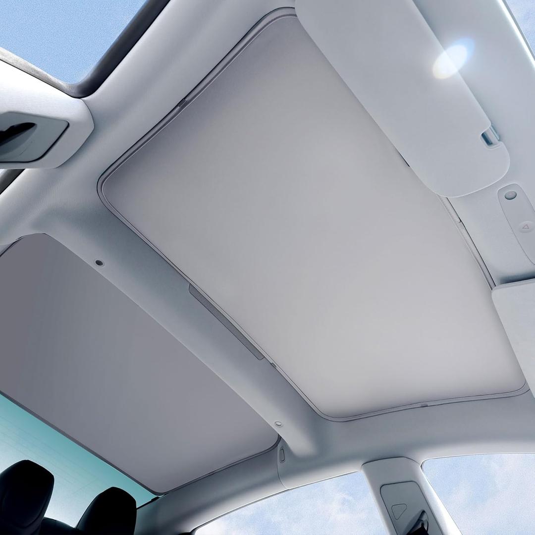 VION Tesla 2025-2024 Model 3 Roof Sunshades - Precision Fit, No Sagging, Full Blackout (Only Compatible with The 2025-2024 Model 3 Highland Made in US Factories) VION Tesla 2025-2024 Model 3 Roof Sunshades - Precision Fit, No Sagging, Full Blackout (Only Compatible with The 2025-2024 Model 3 Highland Made in US Factories)