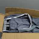 Foldable Baby Playpen Portable Travel Play Yard, Dark Gray