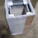 Kante Lightweight Concrete Tall Modern Square Outdoor Planter Set, 28 Inch and 24 Inch Tall, Timber Ridge (11"x11"x24" and 14"x14"x28")