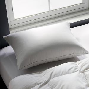 Globon King Size Firm Down Feather Pillow,Hotel Collection Bed Pillow for Side & Back Sleepers, 100% Cotton Cover, Luxury 3-Layer Support Pillow, 20x36 Inch (1 Pack)