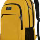 MATEIN Travel Laptop Backpack, Sturdy Anti Theft College School Backpack for Girls Boys, Water Resistant 15.6 Inch Computer Daypack Student BookBag Gift for Women and Men (Yellow)