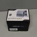 AboveTEK Vertical Laptop Docking Station, Gravity Auto Lock MacBook Stand, Aluminum Laptop Vertical Dock Stand, Silver