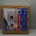 TRIXIE Small Litter Box Enclosure - Indoor Furniture for Cats - Use to Cover Litter - Add a Bed for a Retreat - Gray
