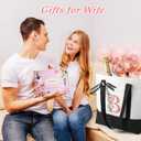 TRSODD Birthday Gifts for Women Mothers Day Gifts for Mom Wife Grandma Daughter Sister Teacher Friends Large Tote Bag and Makeup Bag F