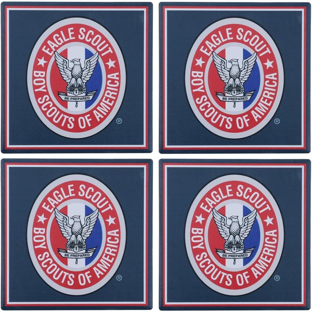 Eagle Scout Drink Coasters, 4 Pack