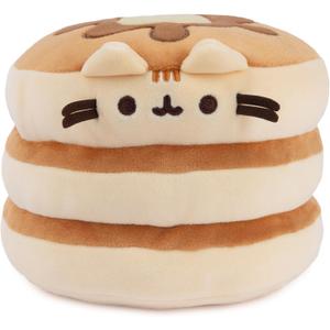 GUND Pusheen The Cat Pancake Squisheen Plush, Squishy Toy Stuffed Animal for Ages 8 and Up, Brown, 6 (Multicolor)
