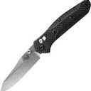 Benchmade - Mini Osborne, Every Day, Outdoor, Folding Knife, Reverse Tanto Blade with Black Carbon Fiber Handle (945-2)