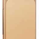 for iPhone 17 Pro 6.3" Camera Lens Protector with Metal Hard Bumper Case, Borderless Slim Ultra-Thin Lightweight Cover, Minimalist Drop Protection Shockproof Corner Protective Cover, Orange