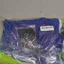 Y- STOP Kids Pod Swing Seat, Hanging Hammock Chair Swing with Inflatable Pillow, Sensory Swing Chair with Pocket for Outdoor and Indoor (Blue and Green)