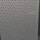 DoubleFill 2 Pack 2' x 2' Plastic Perforated Tiles with 3/8" Holes 24" x 24" White Drop Ceiling Tiles Plastic Ceiling Grid Covers