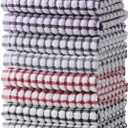 Oeleky Dish Towels for Kitchen, Cotton Kitchen Towels for Drying Dishes Pack of 8 (Multi C, 15X26 inches)