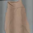 FULLSOFT High Waisted Biker Shorts for Women-5" Tummy Control Fitness Athletic Workout Running Yoga Gym Shorts (Large-X-Large, Light Khaki)