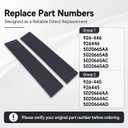 2Pack B Pillar Trim Door Molding Set, Fit for 2008-2020 Dodge Grand Caravan