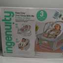 Ingenuity Keep Cozy 3-in-1 Grow with Me Vibrating Baby Bouncer, Seat & Infant to Toddler Rocker, Vibrations & -Toy Bar, 0-30 Months Up to 40 lbs (Weaver)
