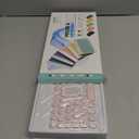 Bluetooth Keyboard and Mouse Combo for iPad - Rechargeable Wireless Keyboard & Mouse with 7-Color Backlit Compatible with iPad 9th/8th Gen, iPad Pro/Air/Mini, iPhone14/13/12 Pro, Round Keys Pink