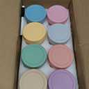 RowinsyDD 8 Pack Glass Baby Food Storage Containers, 4 oz Leakproof Baby Food Jars with Lids, Small Glass Food Containers for Infant Baby, Freezer Safe