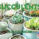 Succulent Calendar 2026 Monthly Wall Calender 12 Month | American Made In The USA