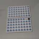 Zhouwang 88 Crystal Blue Switches,2 Kailh Box Switches,Dustproof and Waterproof,Strong Tactile Feedback with Crisp Click Sound,Suitable clicker for 3D Prints and MX Gaming Mechanical Keyboards (90Pcs)