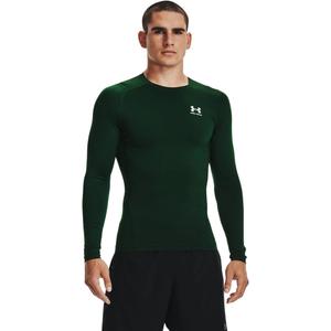 Under Armour Men's HeatGear Compression Long-Sleeve T-Shirt (Large, Forest Green (Green)