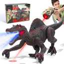 Remote Control Indominus Rex Dinosaur Toys for Kids, 2.4GHz RC, Realistic Walking & Roaring Sounds, Rechargeable Battery, Auto-Demo, Birthday Boys Aged 6+ Years Old