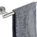 JQK Bath Towel Bar, 27 Inch 304 Stainless Steel Thicken 0.8mm Towel Rack Bathroom, Towel Holder Brushed Finished Wall Mount, Useable Length 24 Inch, TB110L24-BN