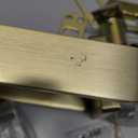 Leydebong 1 Pack Gold Door Handleset with Single Cylinder Deadbolt Entry Lever Door Handle and Deadbolt Lock and Key Combo Pack Heavy Duty Door Lock for Left or Right-Handed Doors