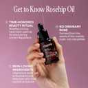 Cliganic Organic Rosehip Seed Oil for Face, 100% Pure | Natural Cold Pressed Unrefined Non-GMO | Carrier Oil for Skin, Hair & Nails