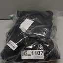 Black Backdrop Curtains 2 Panels 5ft x 10ft Polyester Photo Backdrop Drapes for Wedding Party Stage Birthday Decorations