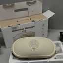 FSA Eligible Items Only List Electric Abdominal Massager, Heated Stomach Massager Device for Constipation, Gas, Bloating & Reflux, Soothing Kneading Belly Massager for Digestive Comfort HSA Items (White)