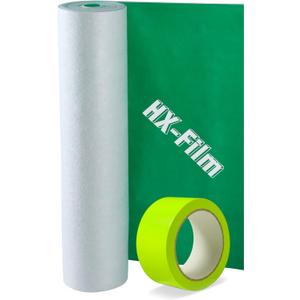 39" x 50' Heavy-Duty Floor Protection | Construction Grade Carpet Protector | Drop Cloth Plastic Film for Hardwood Floors | Waterproof Painters Covering with No Residue (Green)