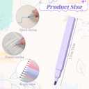 144PCS Aesthetic Highlighters Bulk, Assorted Color No Bleed Chisel Tip Bible Pens, Cute Soft Colorful Marker Pens, Glitter Book Highlighters for Journal Planner Notes Classroom Office Supplies