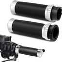 Amazicha 1inch Handlebar Grips, Cable Throttle Control Hand Grips Fit for Harley 96-07 Touring, 96-Later XL, 02-17 VRSC, 08-13 XR, 96-17 Dyna (Except FXDLS)