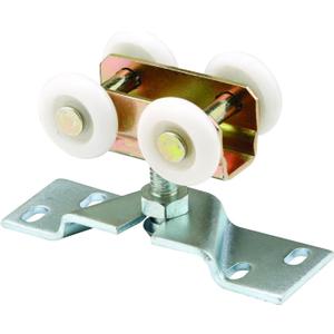 Prime-Line N 7410 Pocket Door Roller Assembly, 1 In. (outside Diameter), Convex, Plastic Tires, Steel Bracket (Single Pack)