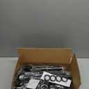 Bonpally Room Divider Curtain Rod, No Drilling Room Separator for Space Partition, 4-10ft (H) 28-70 inch(W) Adjustable Heavy Duty Temporary Wall Divider Floor to Ceiling Tension Rod, Black