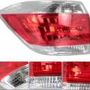 Tail Light Assembly Brake Lamp Outer Rear Left Side Replacement for Highlander 2011 2012 2013