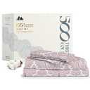 500 Thread Count Bed Sheets 100% Egyptian Cotton Sheets Set - Paisley Blush Long-Staple Cotton Twin XL Sheet for Bed, Fits Mattress Upto 16'' Deep Pocket, Soft & Silky Sateen Weave Sheets