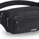 CXWMZY Fanny Packs For Women & Men Waist Pack Hip Bum Bag with Multi-Pockets Large Capacity Waterproof Casual Bum Bag for Disney Traveling Casual Cycling Running Hiking