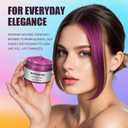 Pink Hair Spray Color Temporary Hair Color Wax 4.23 Oz, Natural Washable Hair Wax Color, Kids Women Temporary Hair Dye Wax Gel Pomades Cream for Christmas Party, Role Playing, Cosplay, Hollaween(Pink)