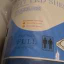 Full Fitted Bed Sheet - Bottom Single Fitted Sheet Only - Soft Hotel Luxury Bedding w/ 8-16 Inch Deep Pockets - Breathable, Cooling & Wrinkle Free - Easy-Care, Fade and Shrink Resistant - Denim Blue