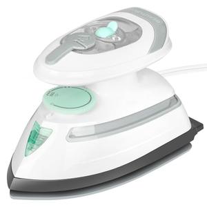BEAUTURAL Mini Travel Steam Iron for Clothes with Dual Voltage, Temperature Control, Non-Stick Soleplate and Cord Storage, Ideal for Sewing, Quilting and Handcraft