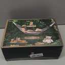 Camping Hammocks for Backyard Hanging Sturdy Garden Comfortable Fabric Hammock Indoor Tree Straps Up to 616lbs Weight Capacity with Travel Bag for Camping Portable Outdoor Patio (Cyan)