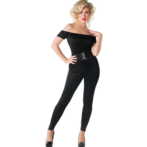 fun shack Greaser Costume Women, Movie Costumes for women, 50s Halloween Costumes for Women 50s L