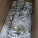 Vintage Bathroom Vanity Light Fixtures, Aged Brass 2 Lights Wall Sconce Lighting with Opal Glass Shade, Porch Wall Mount Light Fixture for Bathroom, Mirror Cabinets Hallway Stairs