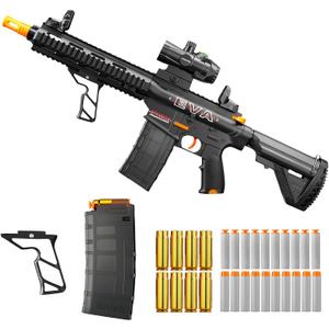 Shushuzz Toy Gun for Boys 8-12, Soft Bullet Foam Dart Blaster with Scope and Detachable Magazine, Non-Electric Hand Pull Indoor Outdoor Shooting Game, Ideal Christmas Birthday Gift for Kids Ages 8-12